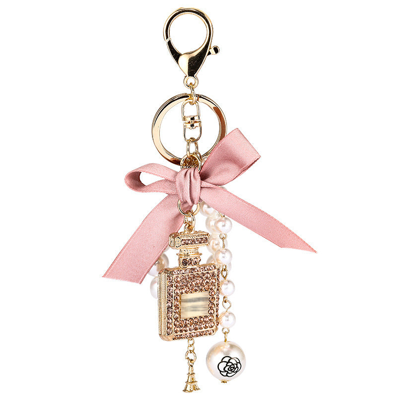 Wholesale Butterfly Pearl Zinc Alloy Keychains
